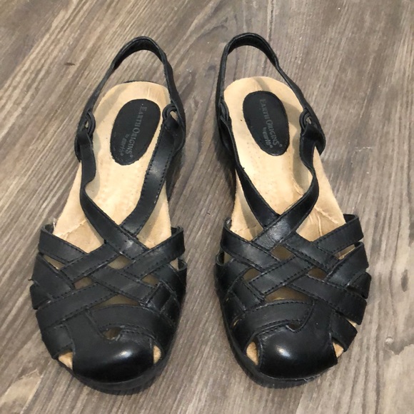 Earth Origins | Shoes | Earth Origins Black Leather Fisherman Sandals | Poshmark